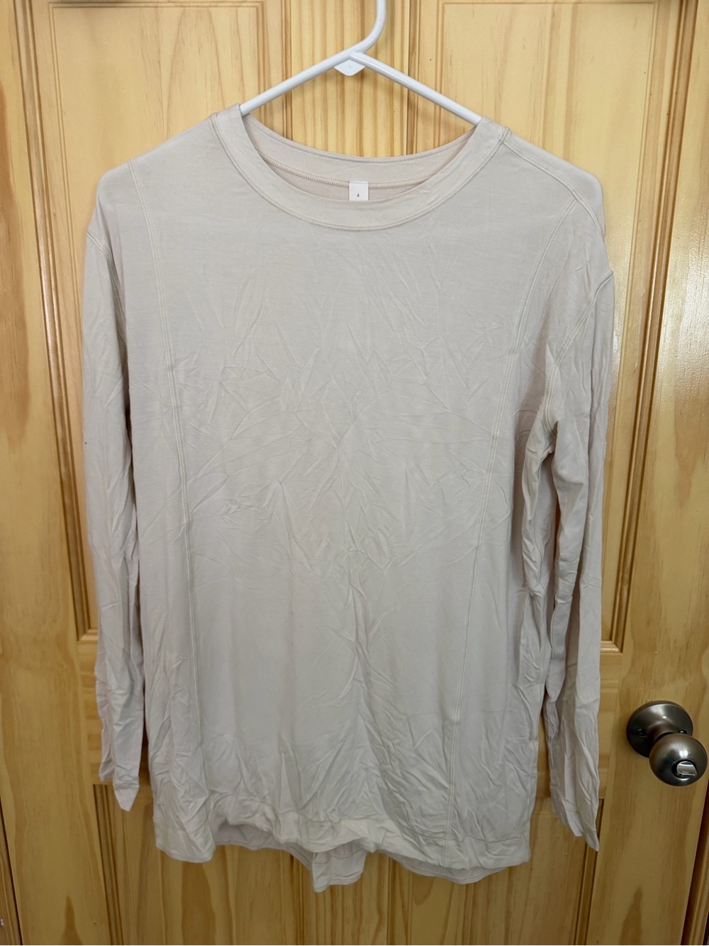 Lululemon Light Beige Long Sleeve
